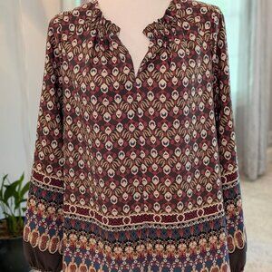PLEIONE Anthropologie Tunic blouse, Sz‎ M, RARE
